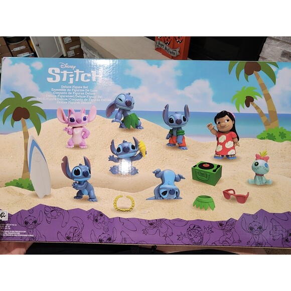 Disney's Lilo & Stitch Deluxe Figure Set, 13-Piece Set, Boy and Girls toys, new - Picture 5 of 5